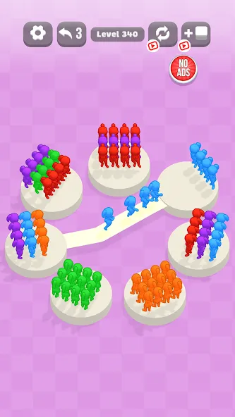 Escape Island: Fun Color Sort (Эскейп Айленд) [МОД: Все открыто, Дополнительные деньги и Меню MOD] Screenshot 1