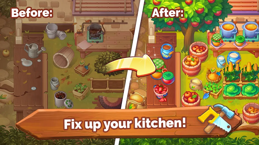 Farming Fever - Cooking game [МОД: Меню, Бесконечные монеты и Открытые уровни] Screenshot 2