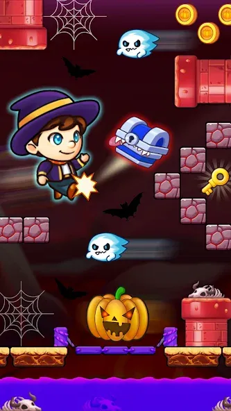 Super Matteo Adventure (упер Маттео Приключение) [МОД: Бесконечные деньги, Монеты и Мега MOD] Screenshot 4