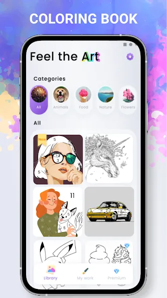 Paint by numbers - Color book [МОД: Много денег, Монет и Все открыто] Screenshot 1