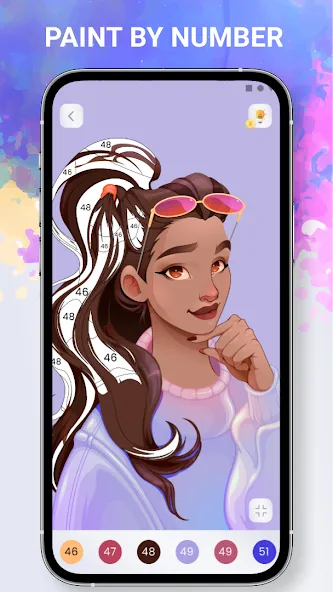 Paint by numbers - Color book [МОД: Много денег, Монет и Все открыто] Screenshot 2