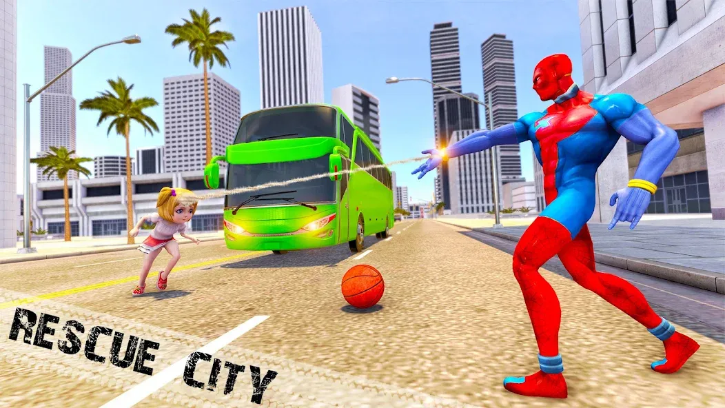 Flying Superhero Robot Games (Флайинг Супергерой Робот Игры) [МОД: Все открыто, Дополнительные деньги и Меню MOD] Screenshot 5