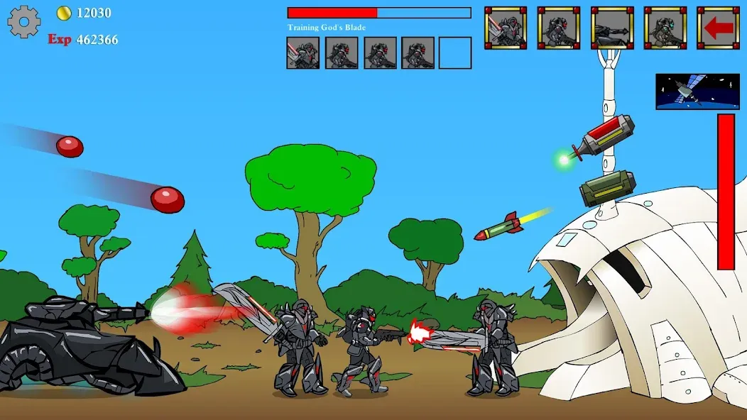 Age of War (Эйдж оф Вор) [МОД: Деньги, Монеты и Меню MOD] Screenshot 2