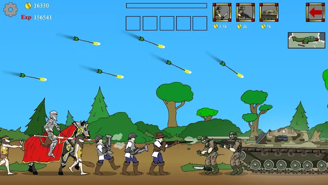Age of War (Эйдж оф Вор) [МОД: Деньги, Монеты и Меню MOD] Screenshot 3