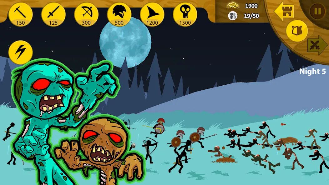 Stick War: Legacy (Стик Вар) [МОД: Все открыто, Дополнительные деньги и Меню MOD] Screenshot 2
