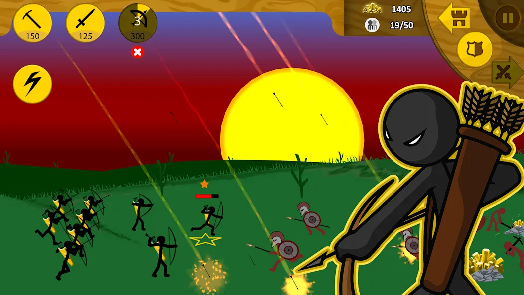 Stick War: Legacy (Стик Вар) [МОД: Все открыто, Дополнительные деньги и Меню MOD] Screenshot 3
