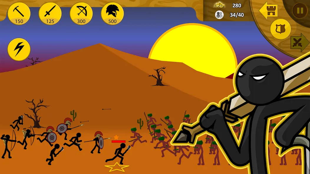 Stick War: Legacy (Стик Вар) [МОД: Все открыто, Дополнительные деньги и Меню MOD] Screenshot 4