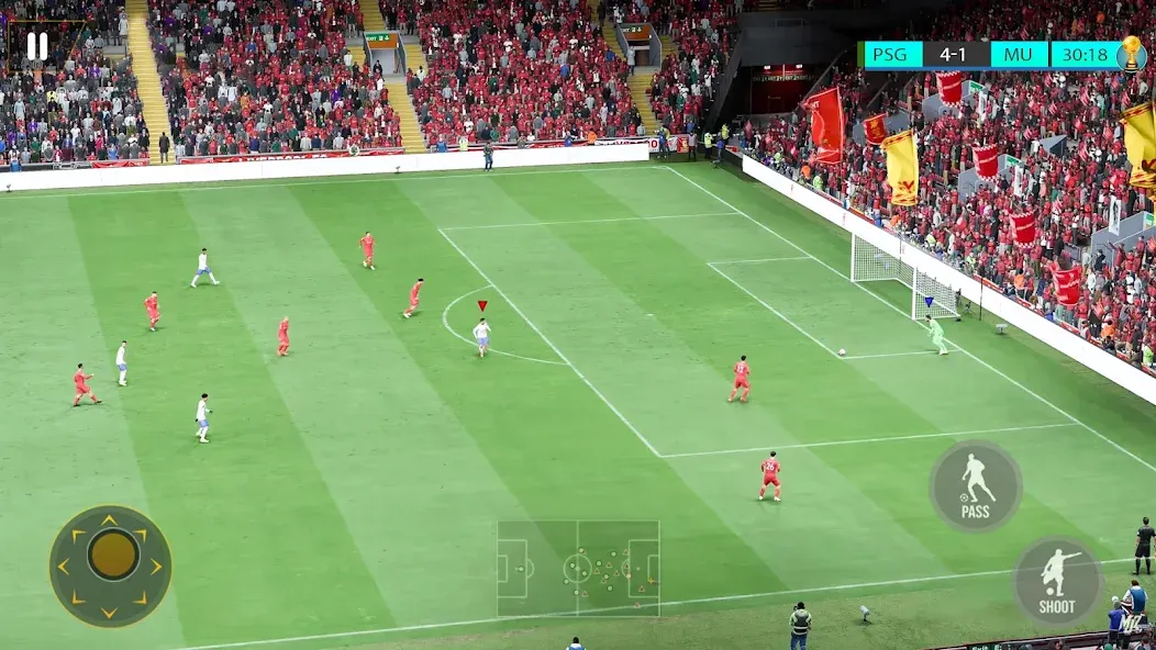 World football 2024 offline [МОД: Меню, Бесконечные монеты и Открытые уровни] Screenshot 5