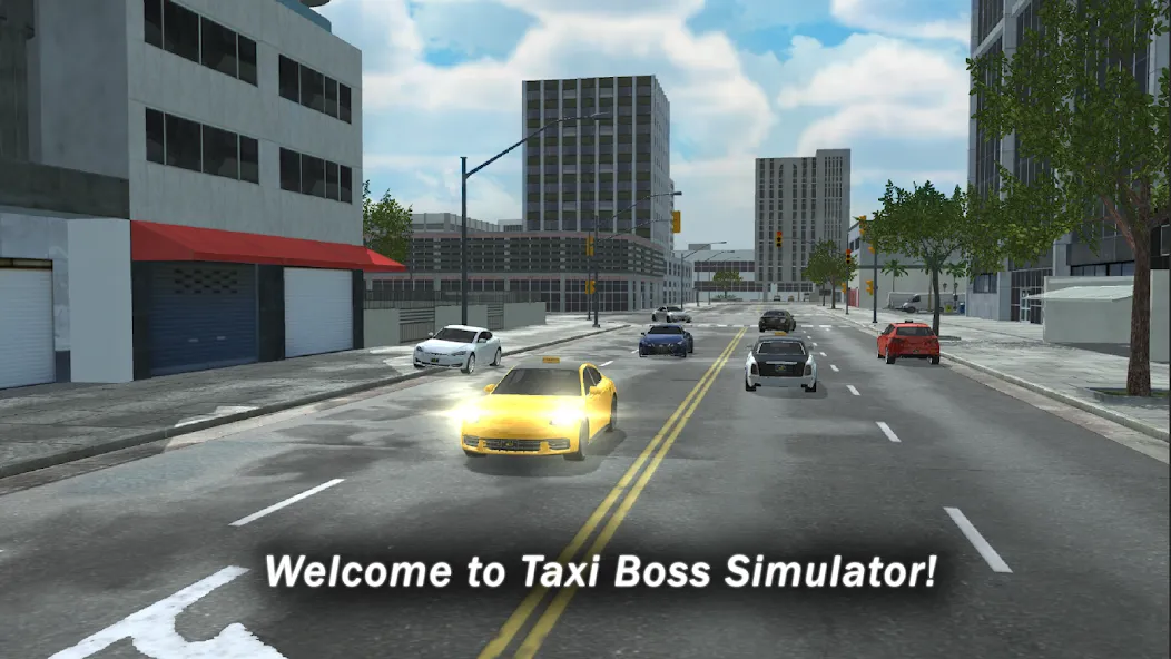 Taxi Boss Simulator [МОД: Все открыто, Дополнительные деньги и Меню MOD] Screenshot 1