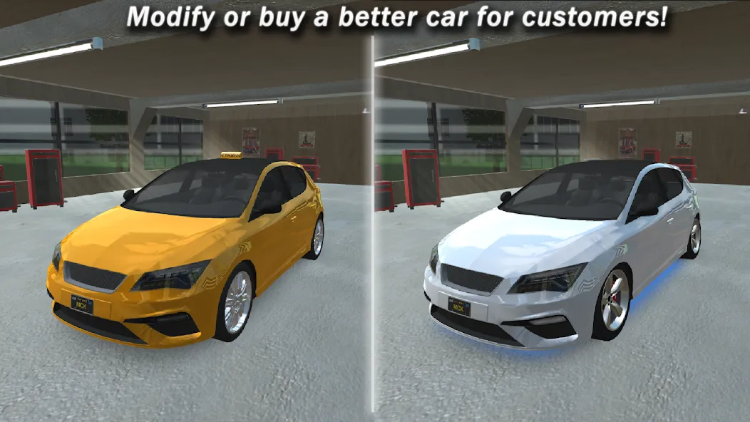 Taxi Boss Simulator [МОД: Все открыто, Дополнительные деньги и Меню MOD] Screenshot 2