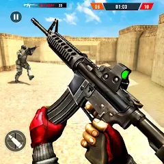 Скачать FPS Commando Terrorist Strike (ФПС Коммандос Террористический Удар) [МОД: Все открыто, Дополнительные деньги и Меню MOD] | Взлом FPS Commando Terrorist Strike на Андроид