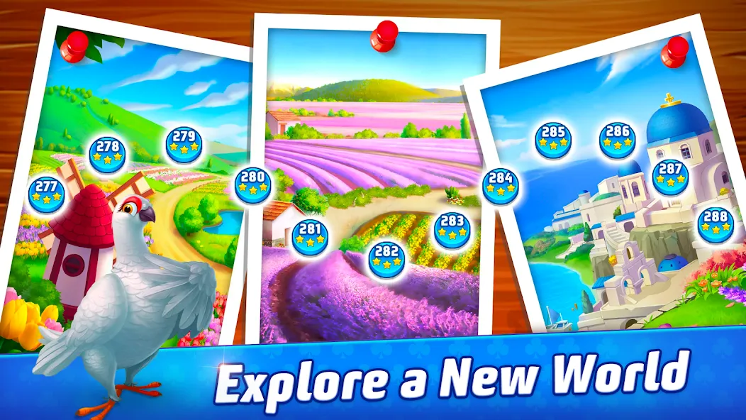 Solitaire TriPeaks Journey (Солитер ТриПикс Джорни) [МОД: Все открыто, Дополнительные деньги и Меню MOD] Screenshot 4