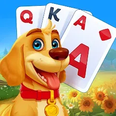 Скачать Solitaire Farm Adventure (Солитер) [МОД: Меню, Бесконечные монеты и Открытые уровни] | Взлом Solitaire Farm Adventure на Андроид