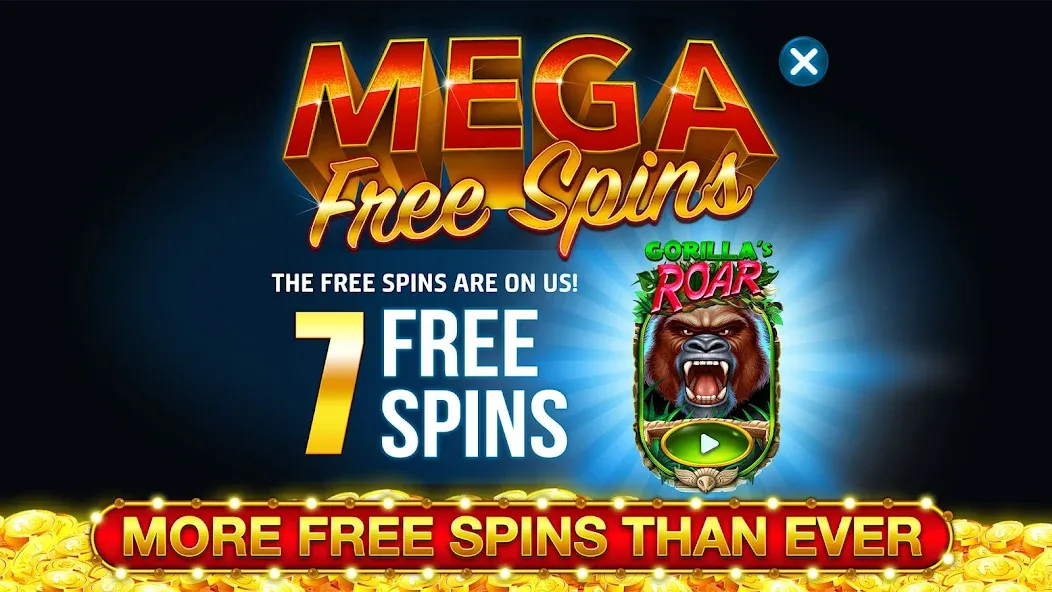 Ape Slots: Vegas Casino Deluxe [МОД: Много монет, Открытые уровни и Мега MOD] Screenshot 3