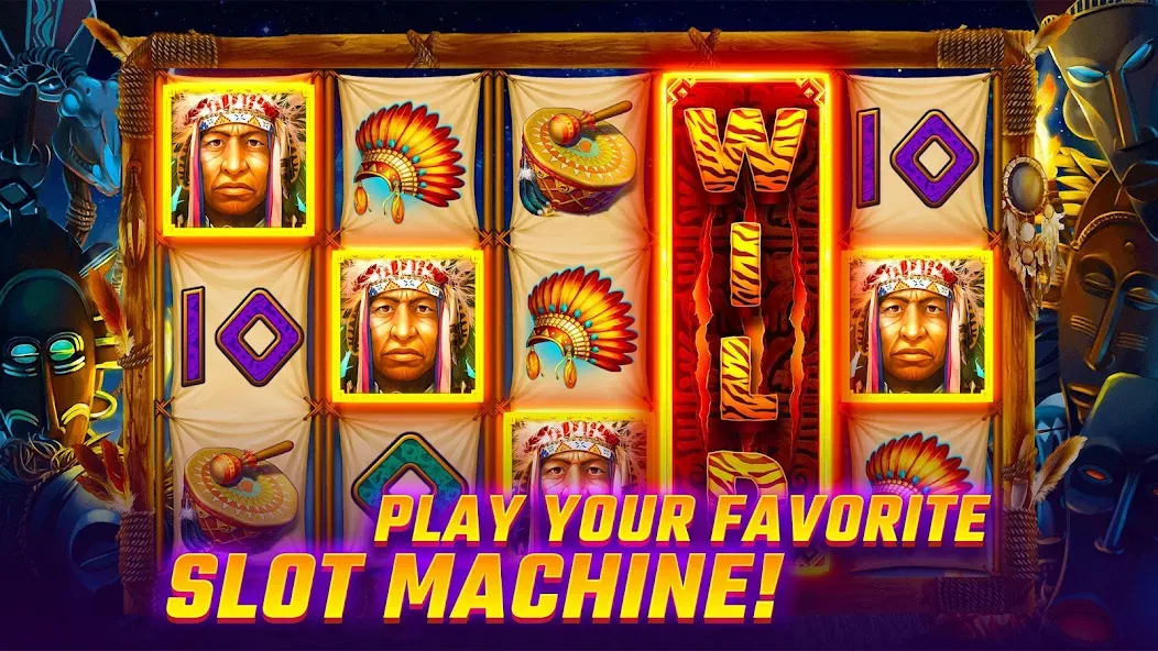 Slots WOW Casino Slot Machine (Слотс ВОУ) [МОД: Много монет, Открытые уровни и Мега MOD] Screenshot 5