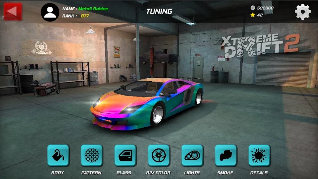 Xtreme Drift 2 (Икстрим Дрифт 2) [МОД: Деньги, Монеты и Меню MOD] Screenshot 2