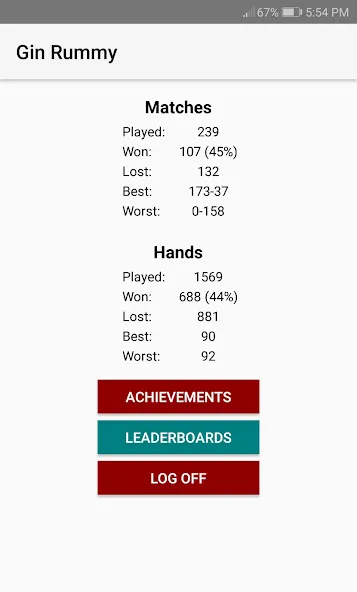 Gin Rummy (Джин Рамми) [МОД: Деньги, Монеты и Меню MOD] Screenshot 4