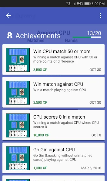 Gin Rummy (Джин Рамми) [МОД: Деньги, Монеты и Меню MOD] Screenshot 5