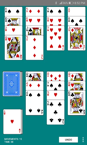 Golf Solitaire (Гольф солитер) [МОД: Бесконечные деньги, Монеты и Мега MOD] Screenshot 2