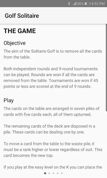 Golf Solitaire (Гольф солитер) [МОД: Бесконечные деньги, Монеты и Мега MOD] Screenshot 4