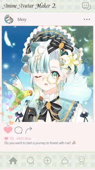 Anime Avatar Maker 2 (Аниме Аватар Мейкер 2) [МОД: Много денег, Монет и Все открыто] Screenshot 2