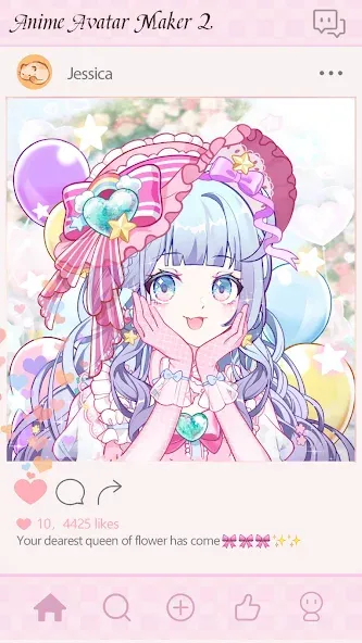 Anime Avatar Maker 2 (Аниме Аватар Мейкер 2) [МОД: Много денег, Монет и Все открыто] Screenshot 4