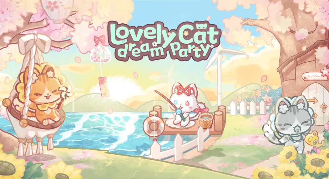 Lovely cat dream party (Лавли кэт дрим пати) [МОД: Много монет, Открытые уровни и Мега MOD] Screenshot 5