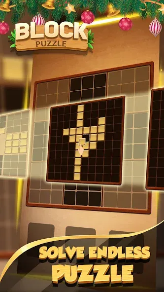 Wood Block Puzzle - Wood crush (Вуд Блок Пазл) [МОД: Бесконечные деньги, Монеты и Мега MOD] Screenshot 3