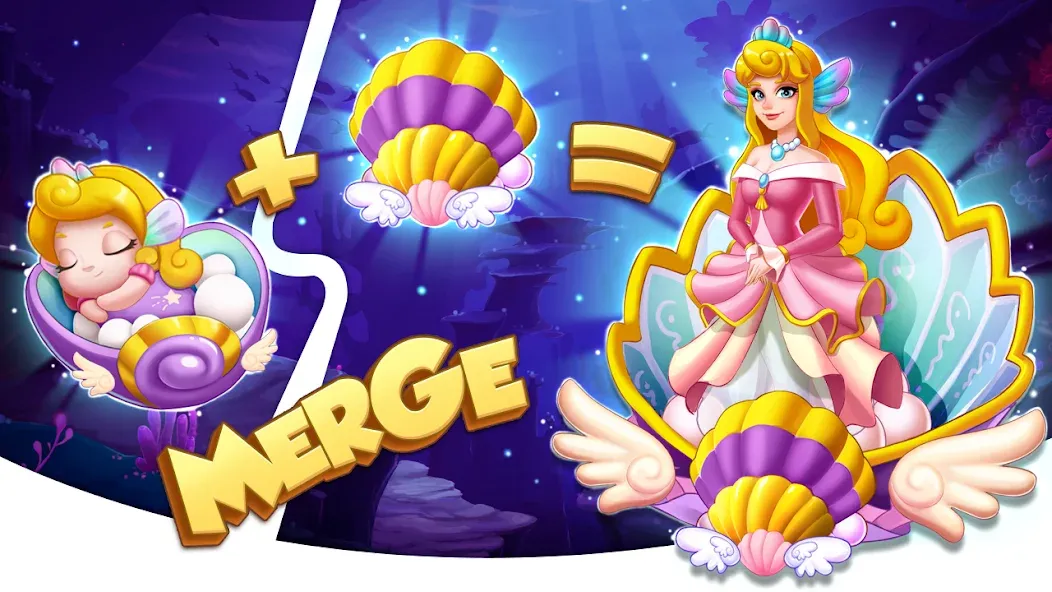 Merge Seatopia:Merge 3 Puzzles [МОД: Бесконечные деньги, Монеты и Мега MOD] Screenshot 5