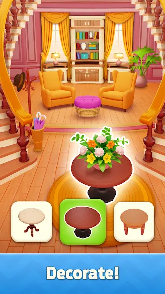 Mergedom: Home Design (Мергедом) [МОД: Бесконечные деньги, Монеты и Мега MOD] Screenshot 4