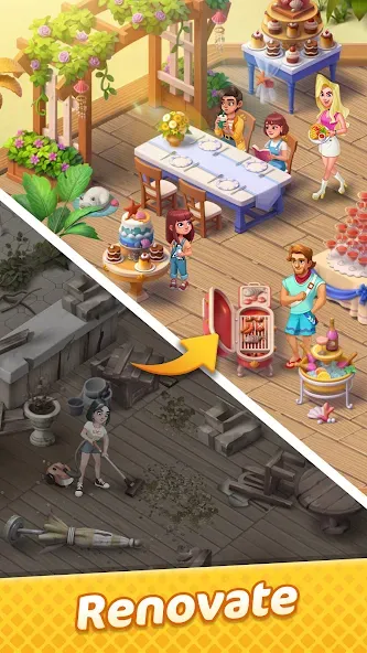 Gossip Harbor®: Merge & Story (Госсип Харбор) [МОД: Много денег, Монет и Все открыто] Screenshot 5