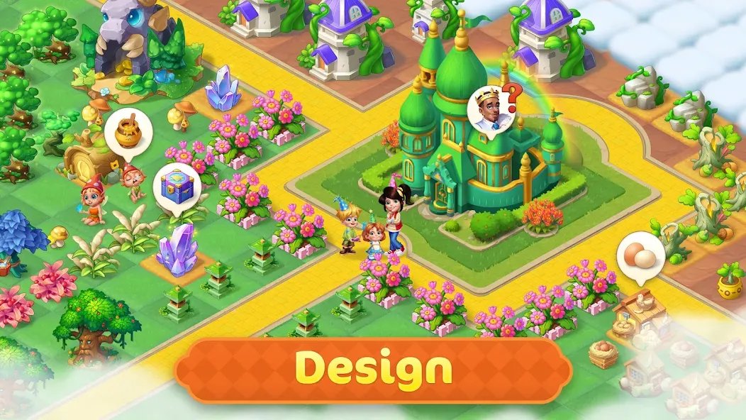 Merge Fables® (Мрдж Фэйблс) [МОД: Много денег, Монет и Все открыто] Screenshot 1
