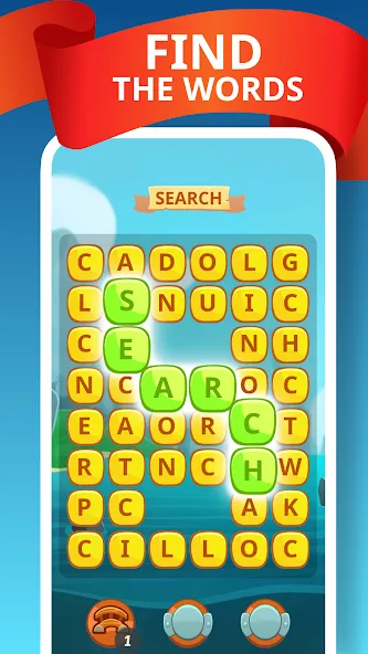 Word Treasure Hunt [МОД: Бесконечные деньги, Монеты и Мега MOD] Screenshot 1