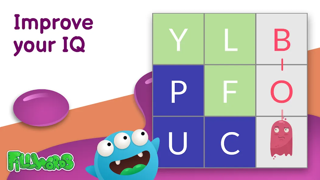 Fill Words: Word Search Puzzle [МОД: Много денег, Монет и Все открыто] Screenshot 1
