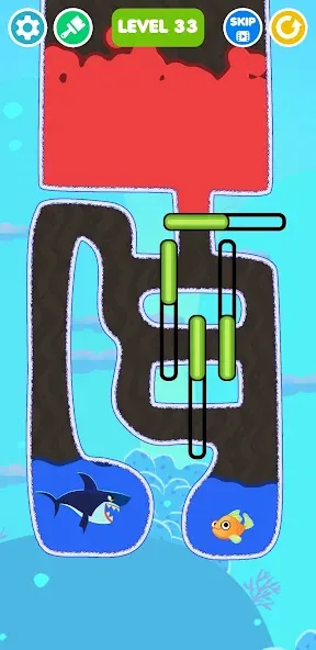 Save The Fish! [МОД: Много монет, Открытые уровни и Мега MOD] Screenshot 1