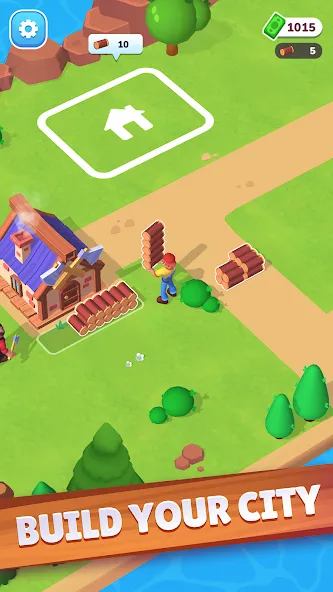 Town Mess - Building Adventure (Таун Месс) [МОД: Много денег, Монет и Все открыто] Screenshot 1