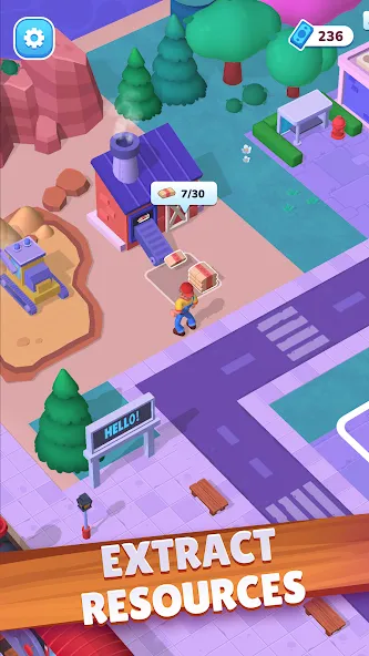 Town Mess - Building Adventure (Таун Месс) [МОД: Много денег, Монет и Все открыто] Screenshot 3