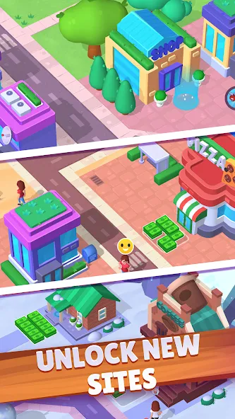 Town Mess - Building Adventure (Таун Месс) [МОД: Много денег, Монет и Все открыто] Screenshot 5
