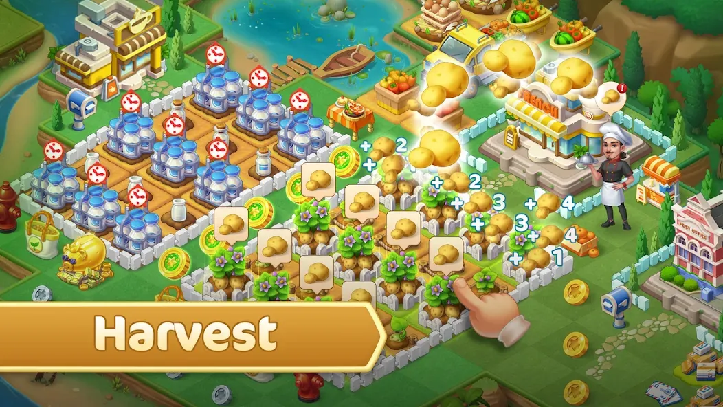 Merge County® (Мердж Каунти) [МОД: Все открыто, Дополнительные деньги и Меню MOD] Screenshot 2