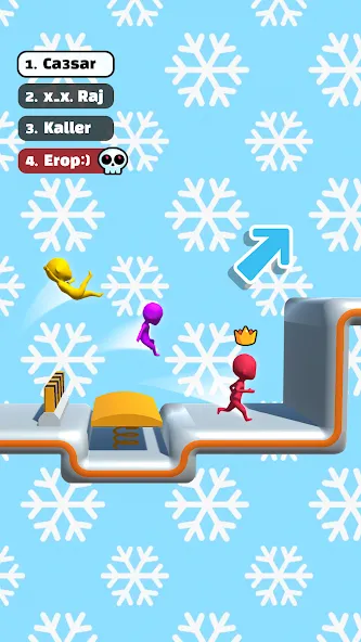 Run Race 3D — Fun Parkour Game (Ран Рейс 3Д) [МОД: Бесконечные деньги, Монеты и Мега MOD] Screenshot 2