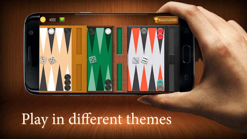 Backgammon board game - Tavla [МОД: Деньги, Монеты и Меню MOD] Screenshot 2