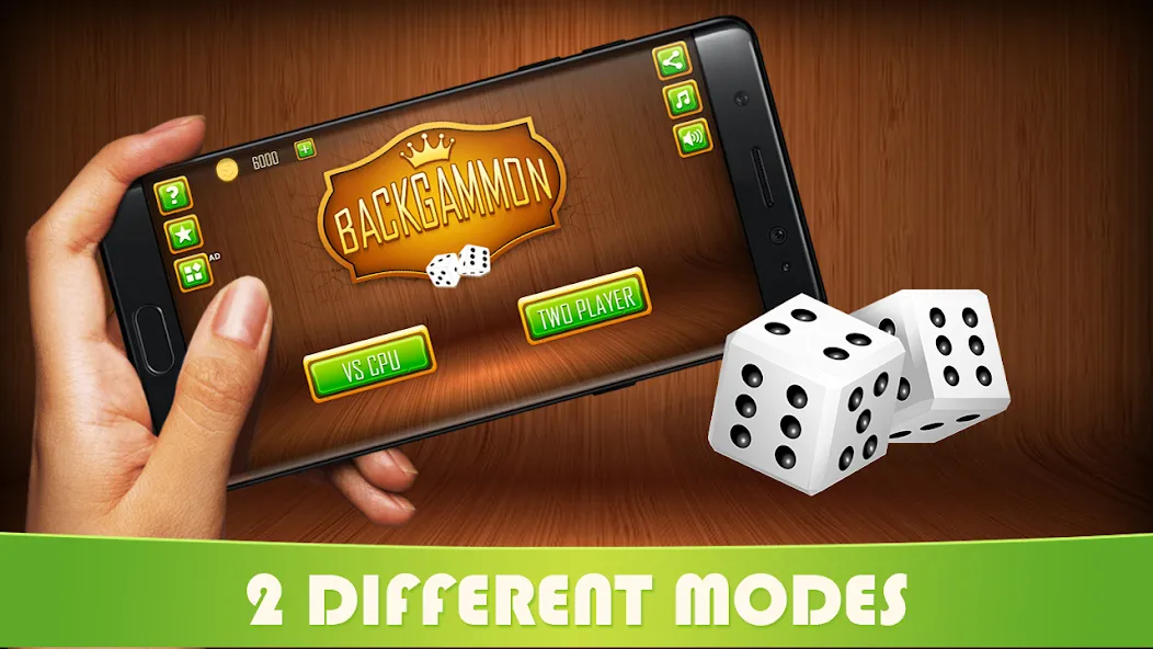 Backgammon board game - Tavla [МОД: Деньги, Монеты и Меню MOD] Screenshot 3