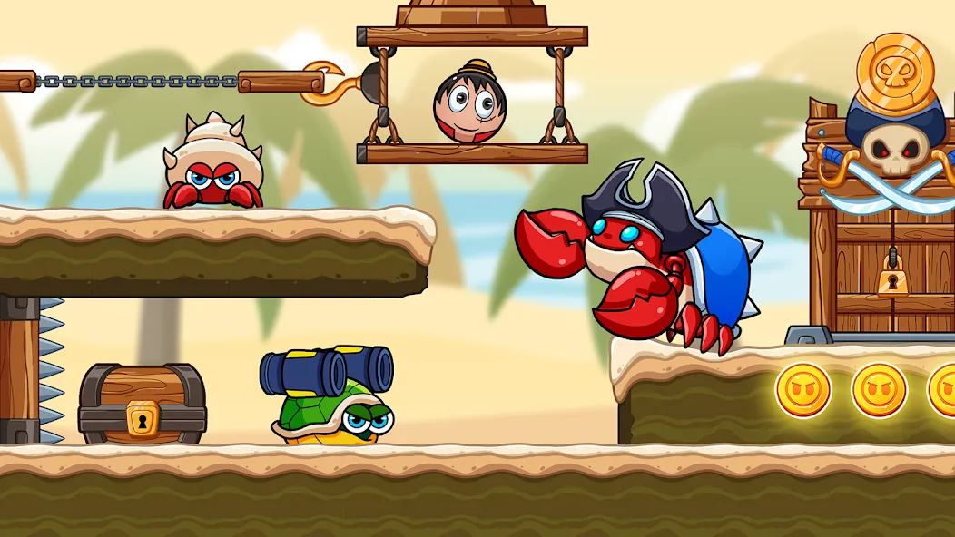 Ball V - Red Boss Challenge (Балл В) [МОД: Много денег, Монет и Все открыто] Screenshot 1