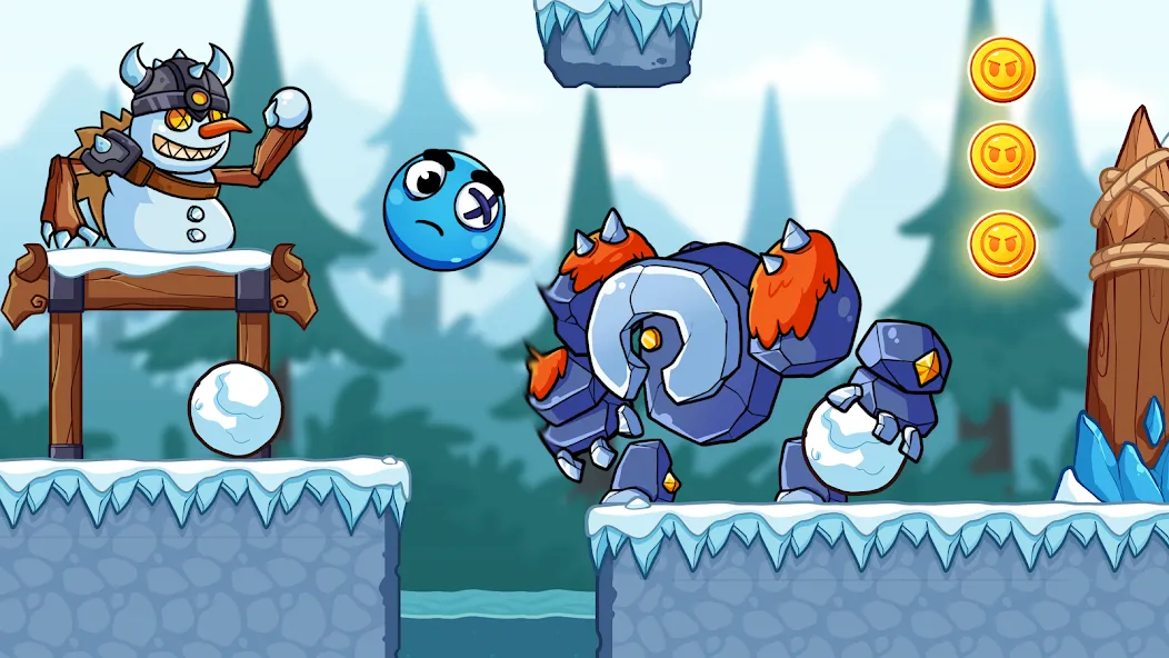 Ball V - Red Boss Challenge (Балл В) [МОД: Много денег, Монет и Все открыто] Screenshot 4