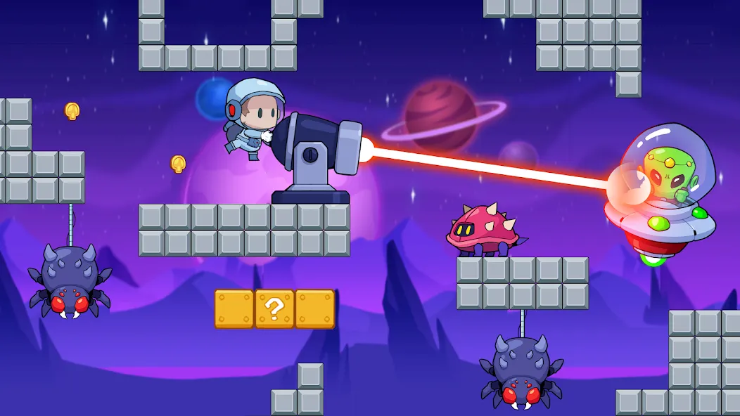 Super Meno - Jungle Platform (упер Мено) [МОД: Деньги, Монеты и Меню MOD] Screenshot 5