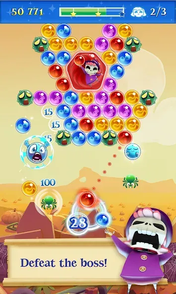 Bubble Witch 2 Saga (Бабл Витч 2 Сага) [МОД: Деньги, Монеты и Меню MOD] Screenshot 2