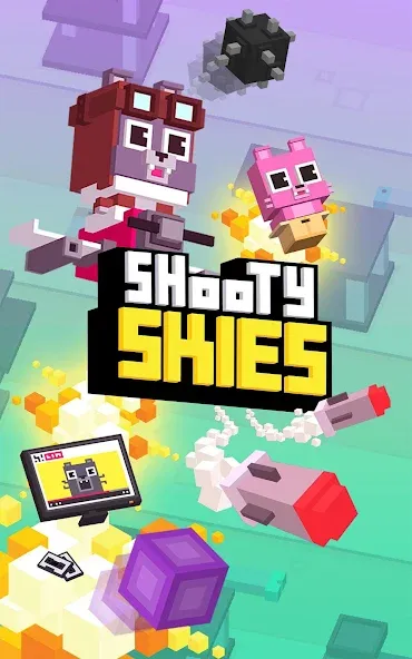 Shooty Skies (Шутый Скаиес) [МОД: Деньги, Монеты и Меню MOD] Screenshot 1