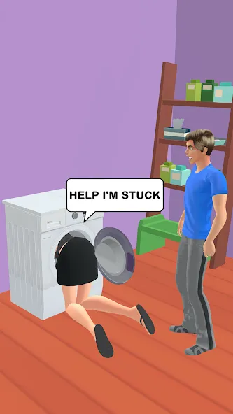 Couple Life 3D (Супл Лайф 3Д) [МОД: Меню, Бесконечные монеты и Открытые уровни] Screenshot 2
