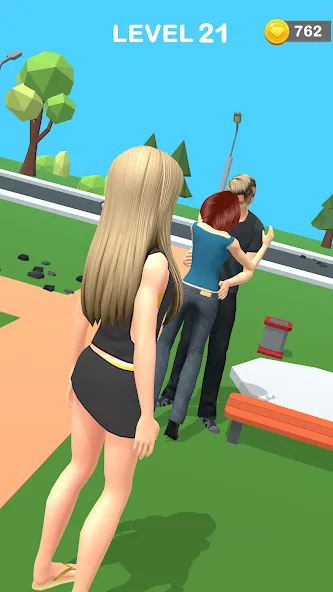 Couple Life 3D (Супл Лайф 3Д) [МОД: Меню, Бесконечные монеты и Открытые уровни] Screenshot 3
