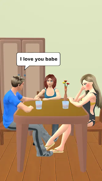 Couple Life 3D (Супл Лайф 3Д) [МОД: Меню, Бесконечные монеты и Открытые уровни] Screenshot 5